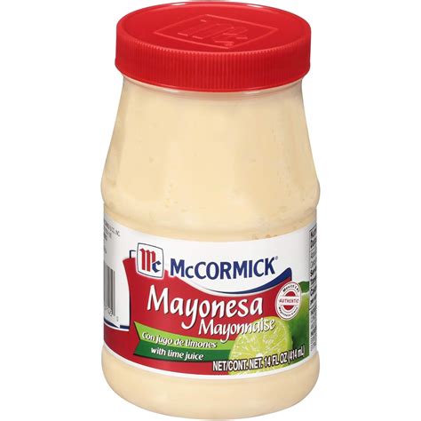 mayonesa|McCormick® Mayonesa (Mayonnaise) With Lime Juice